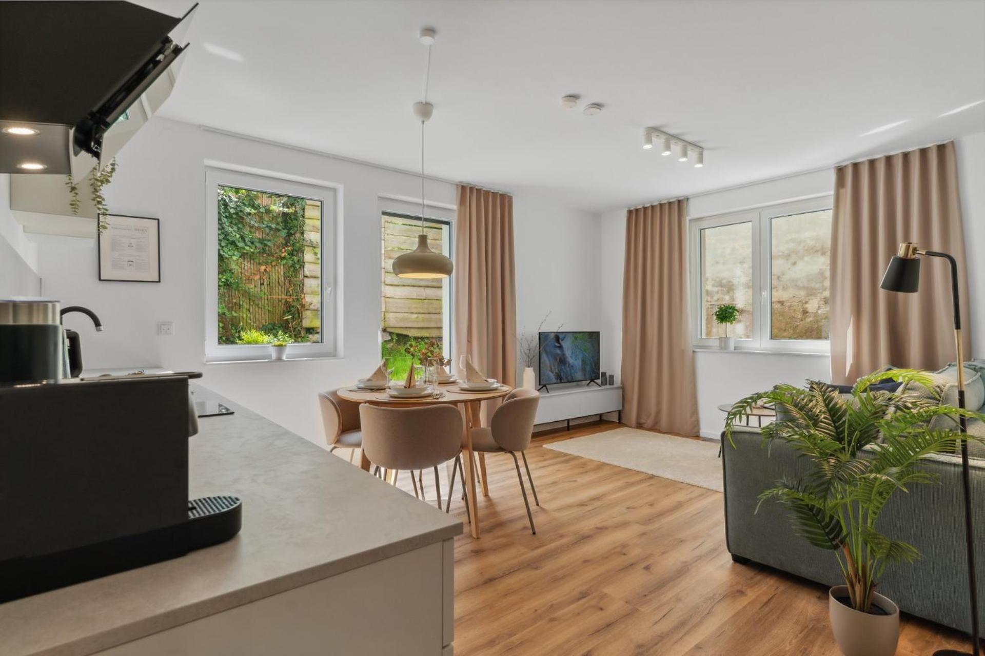 Deluxe Apartment In Bielefeld City Mit Parkplatz Und Terrasse 외부 사진