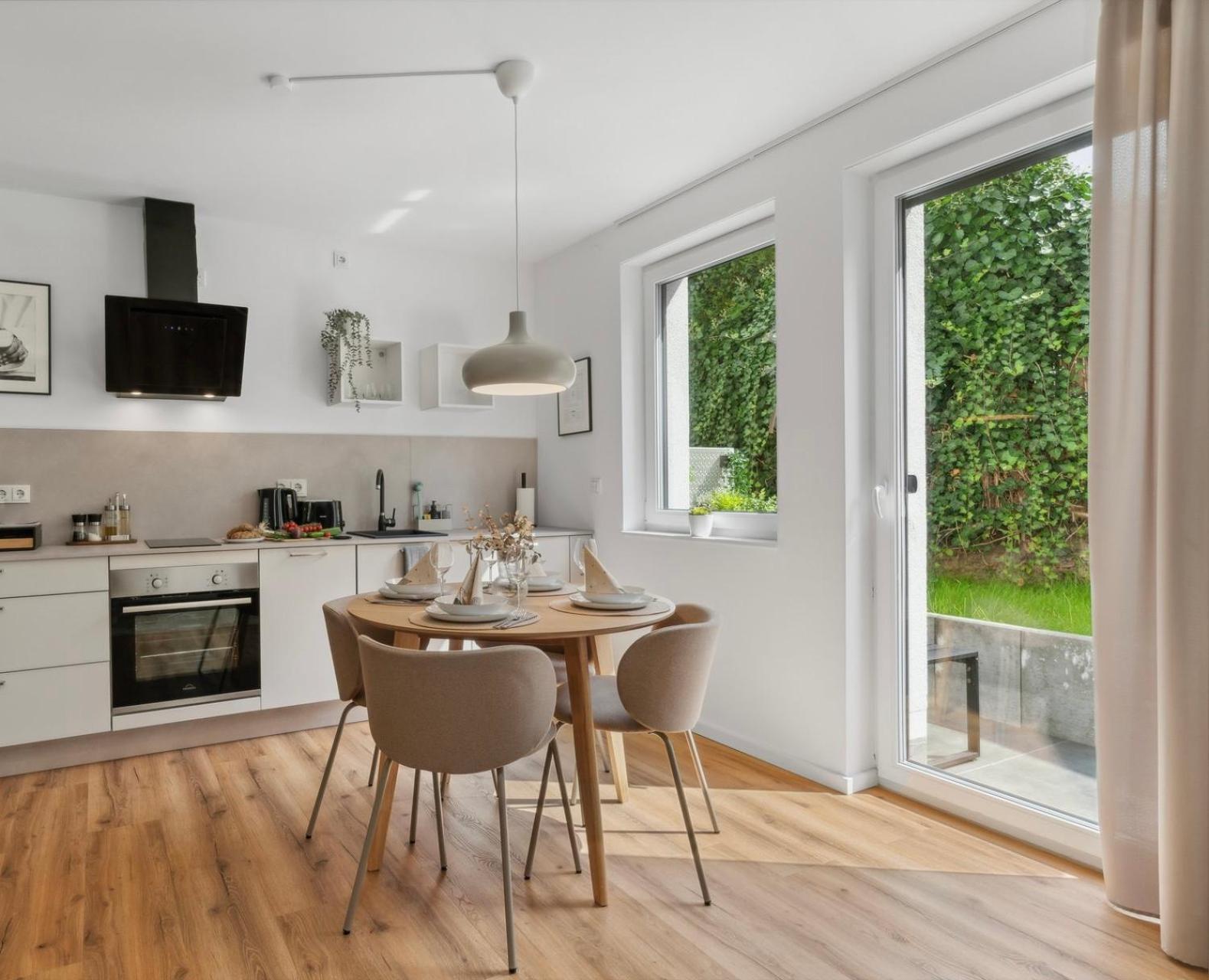 Deluxe Apartment In Bielefeld City Mit Parkplatz Und Terrasse 외부 사진